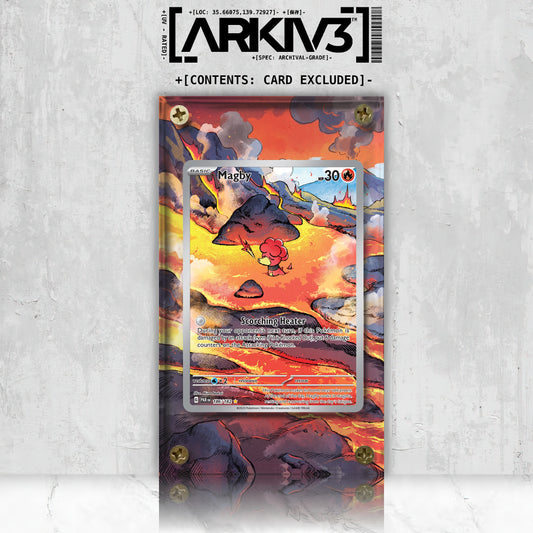 [UNIT: 186/182] // Magby Extended Art Display Case - Raw