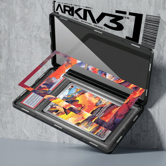 ARKIV3 PSA graded exploded mockup