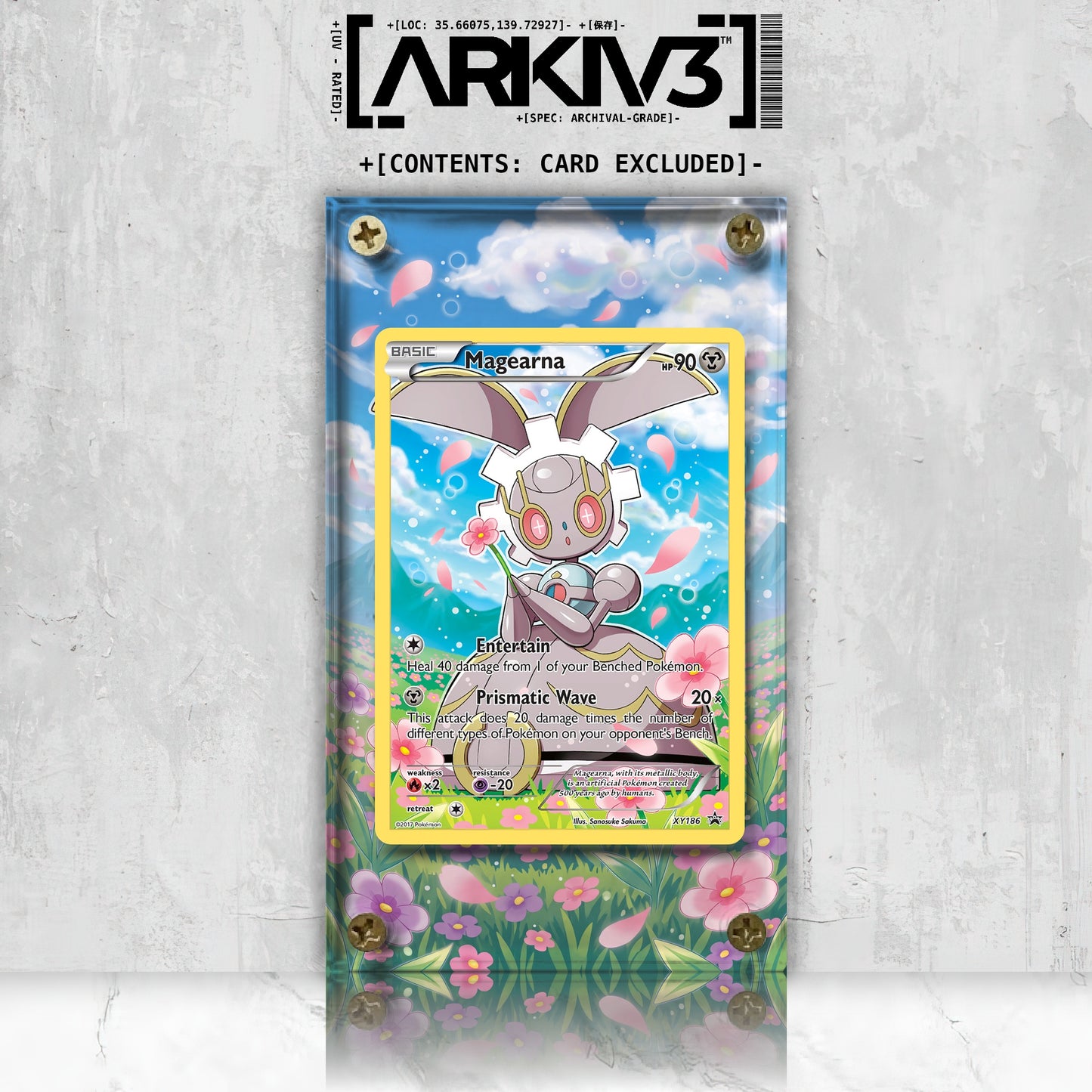 [UNIT: XY186/211] // Magearna Extended Art Display Case - Raw