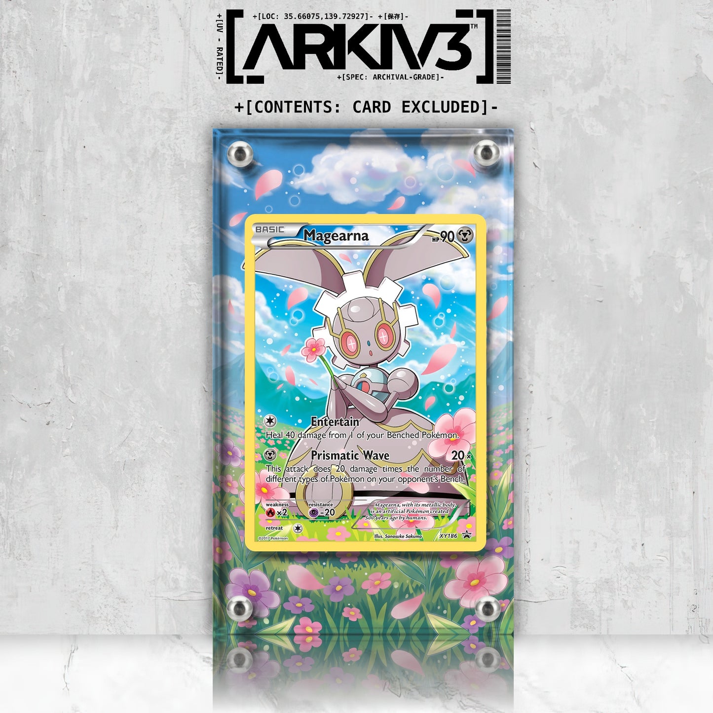 [UNIT: XY186/211] // Magearna Extended Art Display Case - Raw