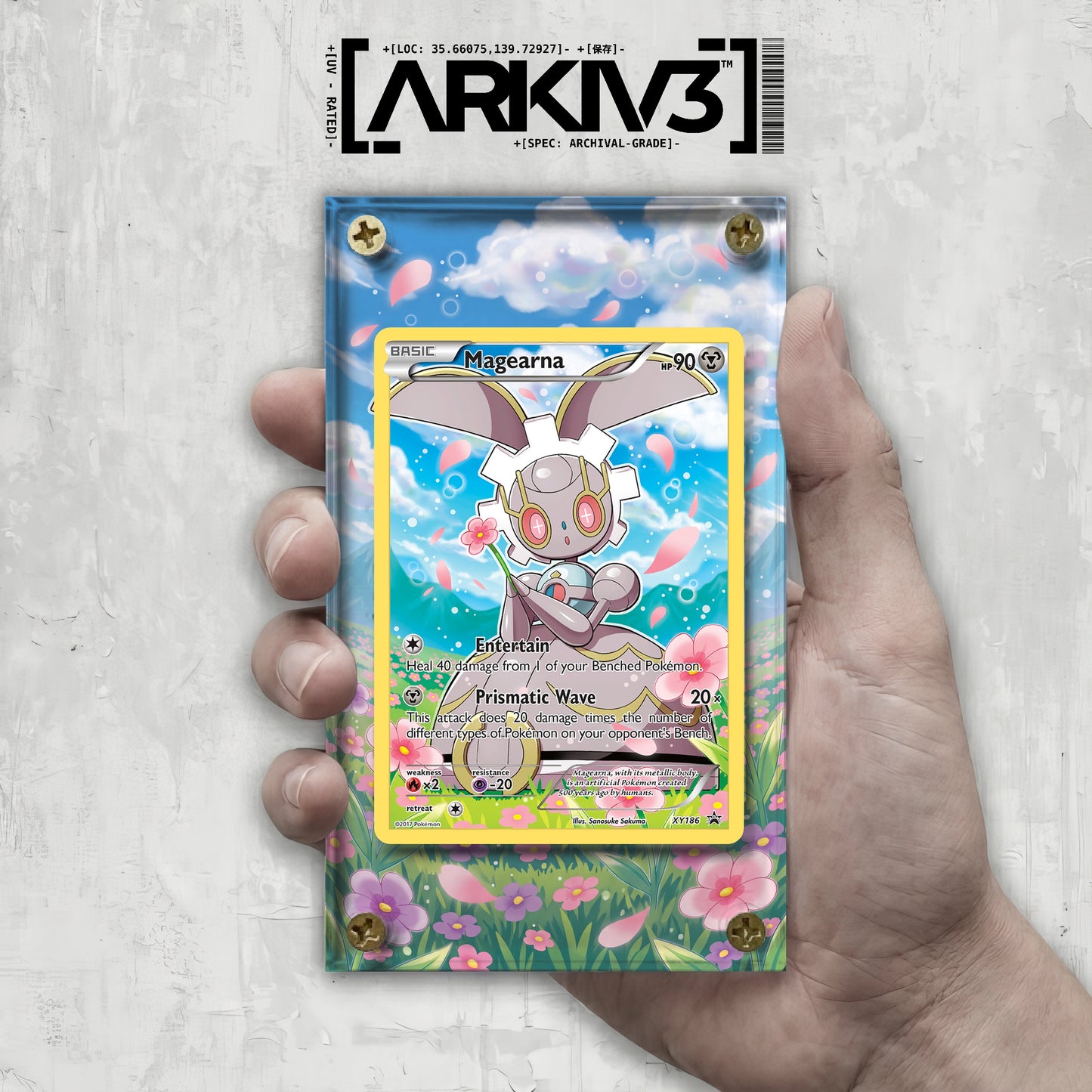 [UNIT: XY186/211] // Magearna Extended Art Display Case - Raw