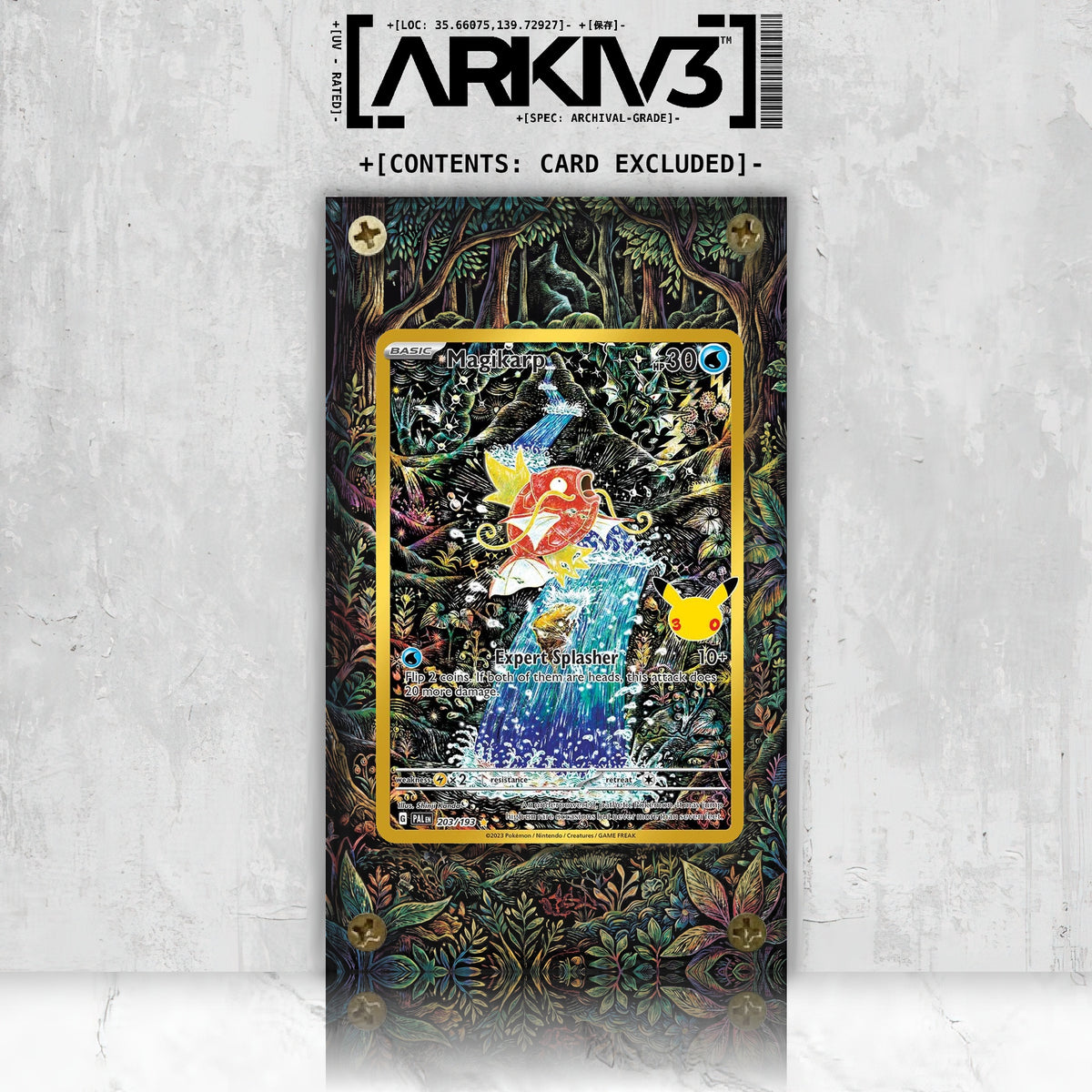 [UNIT: 203/193] // Magikarp Extended Art Display Case - Raw