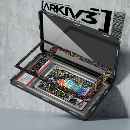 ARKIV3 PSA graded exploded mockup