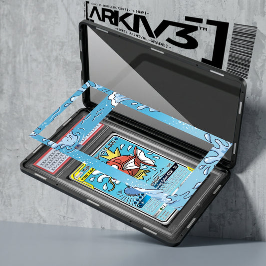 ARKIV3 PSA graded exploded mockup