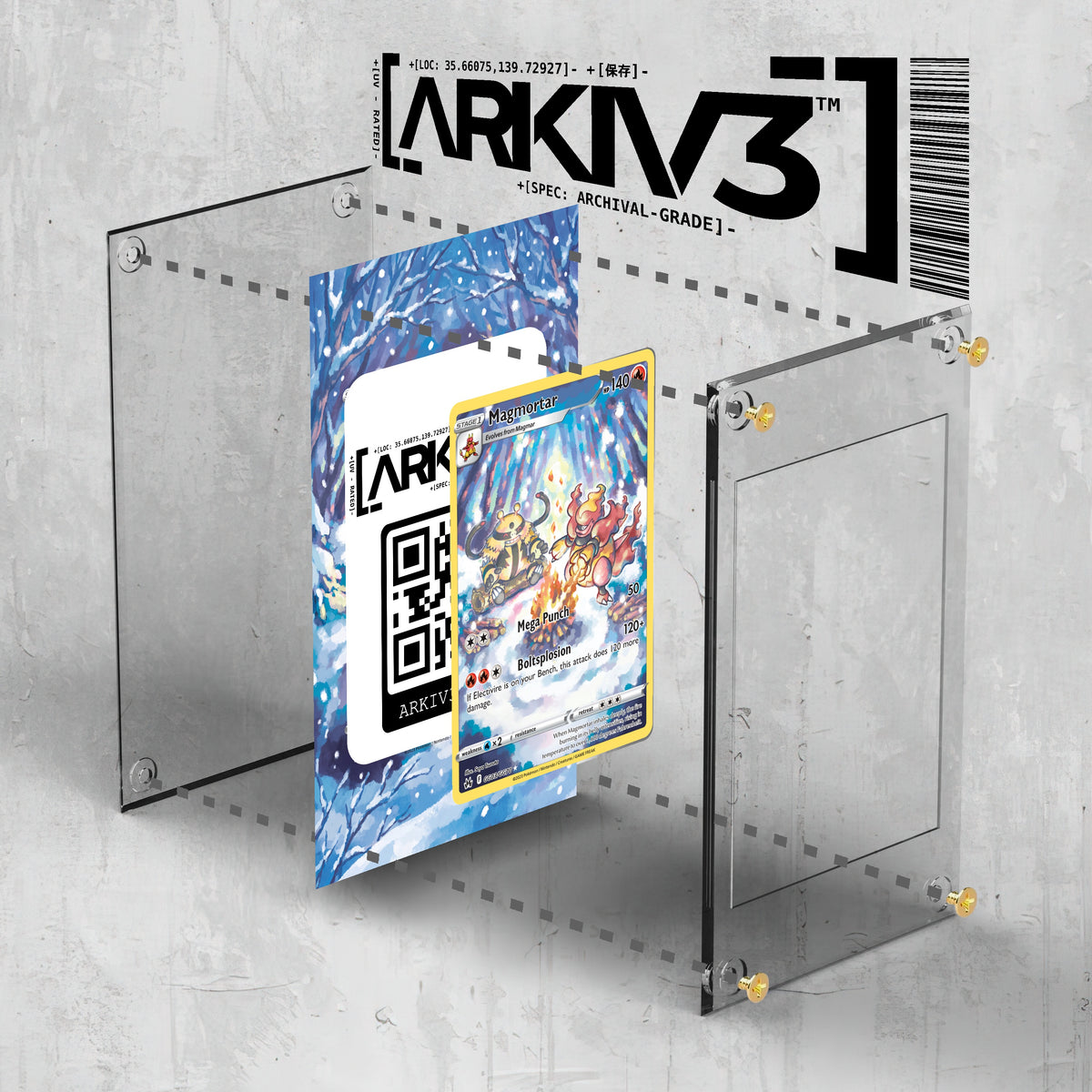 [UNIT: GG03/70] // Magmortar Extended Art Display Case - Raw