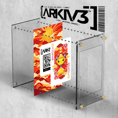 [UNIT: ] // Maiko & Okuge Pikachu - Ho-Oh (Joker) Playing Cards Extended Art Display Case - Raw