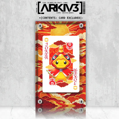 [UNIT: ] // Maiko & Okuge Pikachu - Ho-Oh (Joker) Playing Cards Extended Art Display Case - Raw