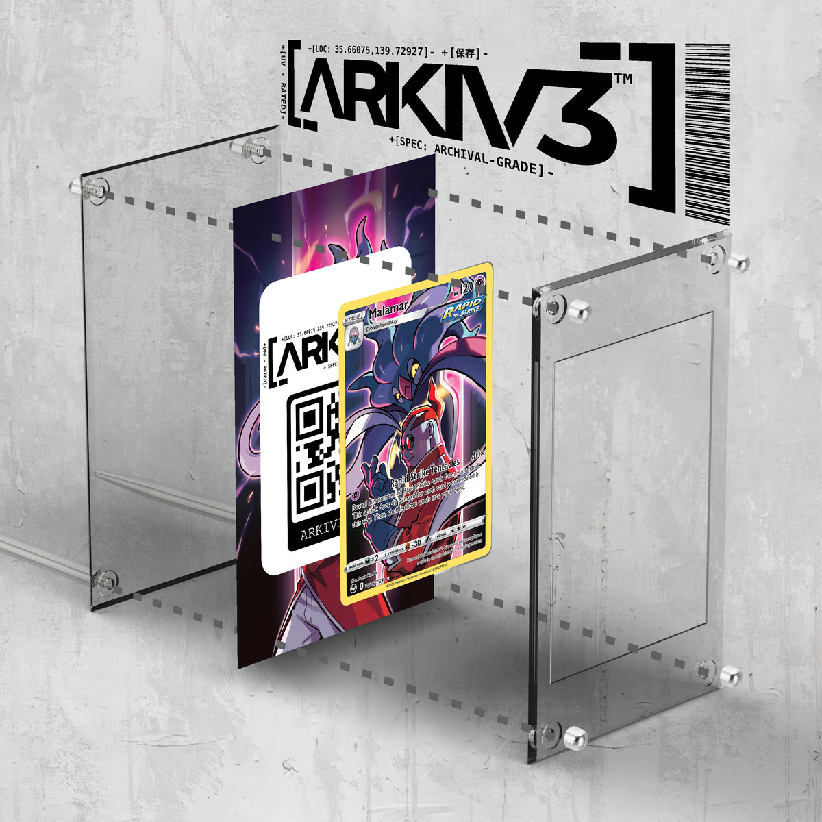 [UNIT: TG06/TG30] // Malamar Extended Art Display Case - Raw