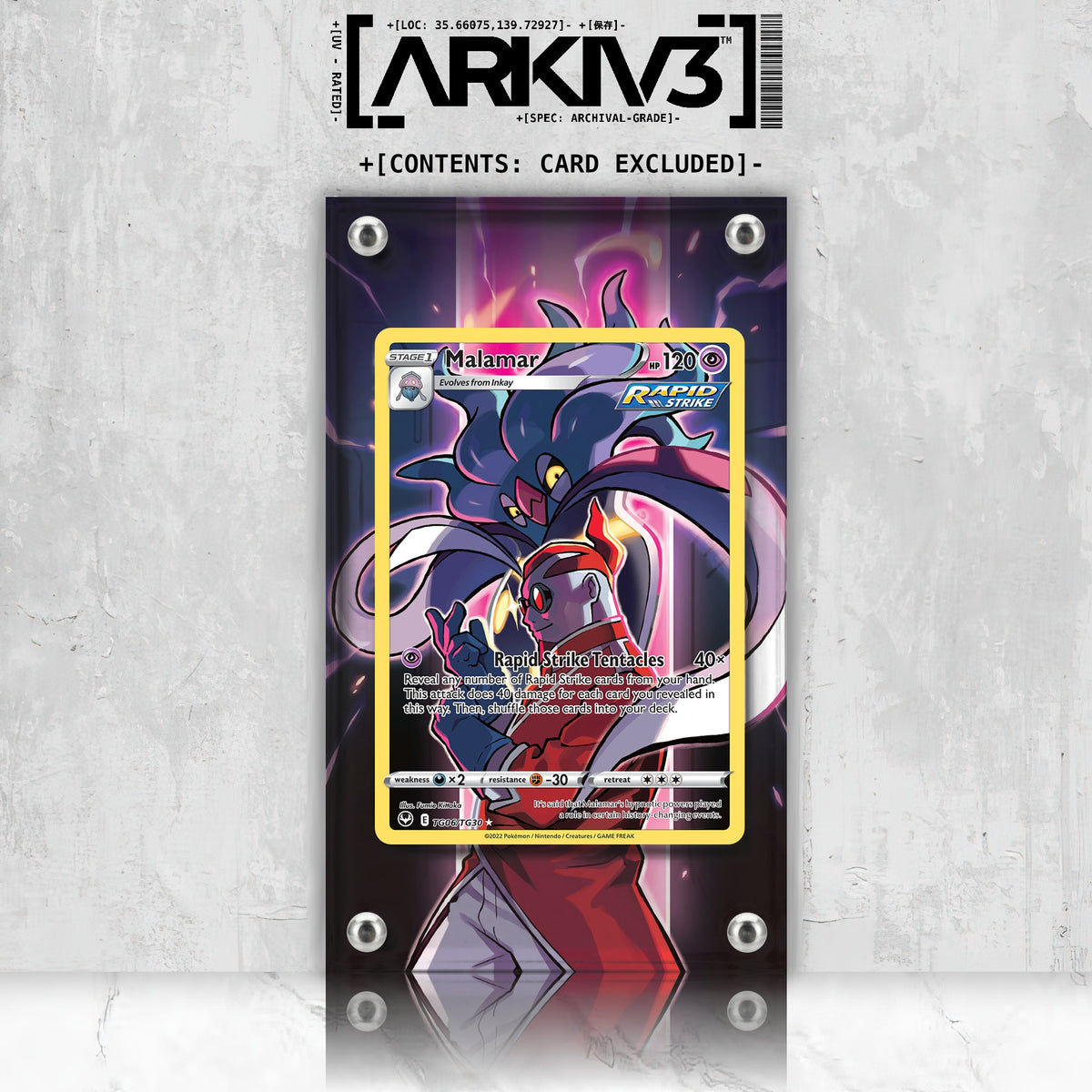 [UNIT: TG06/TG30] // Malamar Extended Art Display Case - Raw