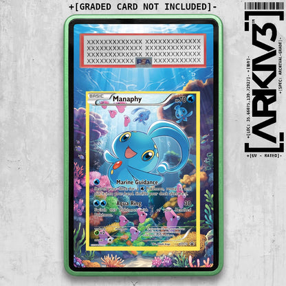 [UNIT: XY113/211] // Manaphy Extended Art Display Case - Graded