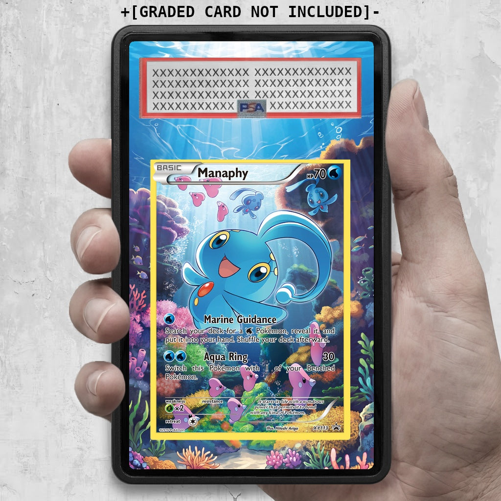 [UNIT: XY113/211] // Manaphy Extended Art Display Case - Graded