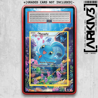[UNIT: XY113/211] // Manaphy Extended Art Display Case - Graded