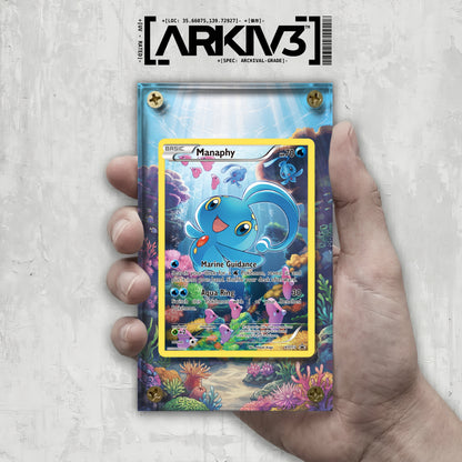 [UNIT: XY113/211] // Manaphy Extended Art Display Case - Raw