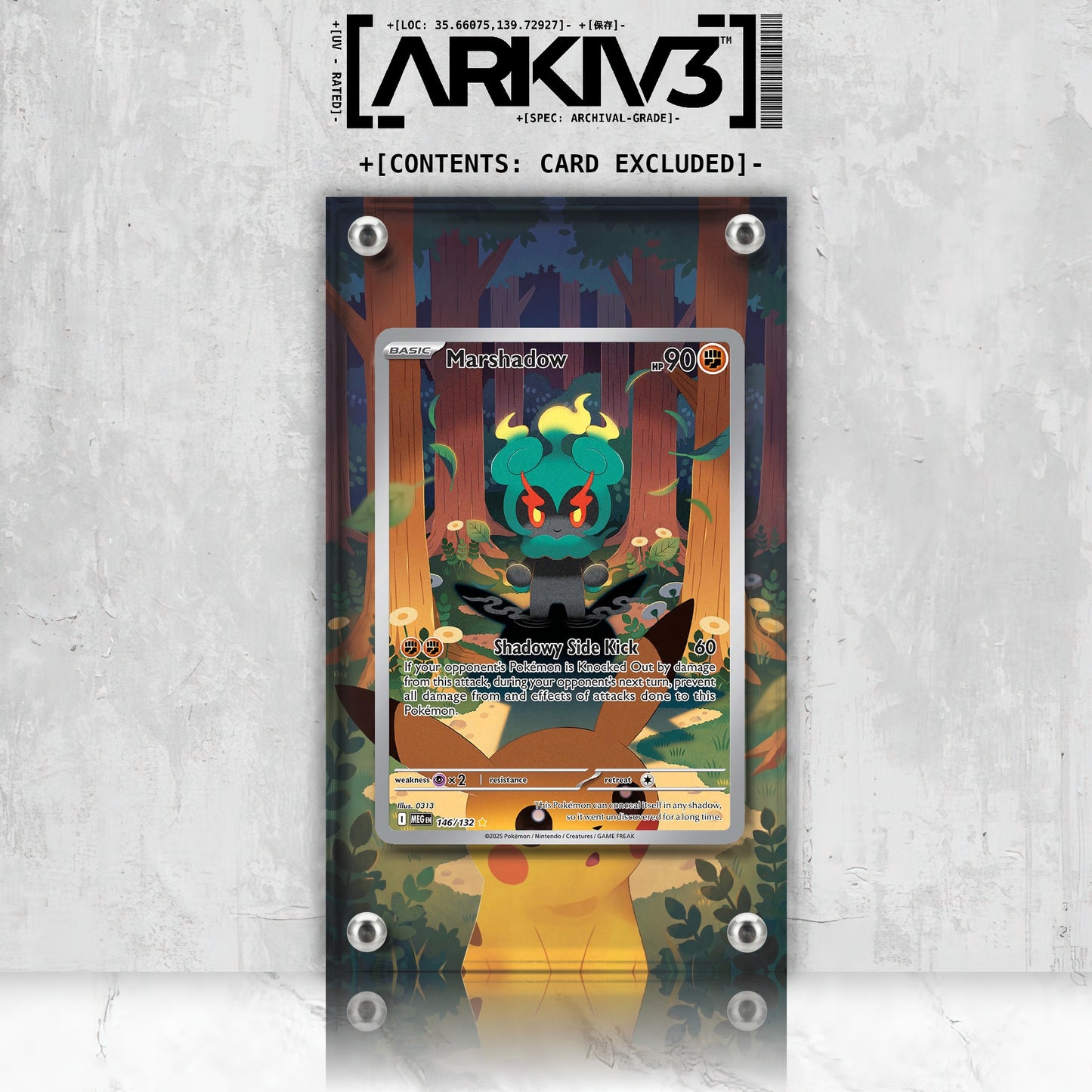[UNIT: 146/132] // Marshadow Extended Art Display Case - Raw
