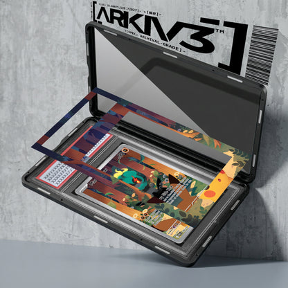 ARKIV3 PSA graded exploded mockup