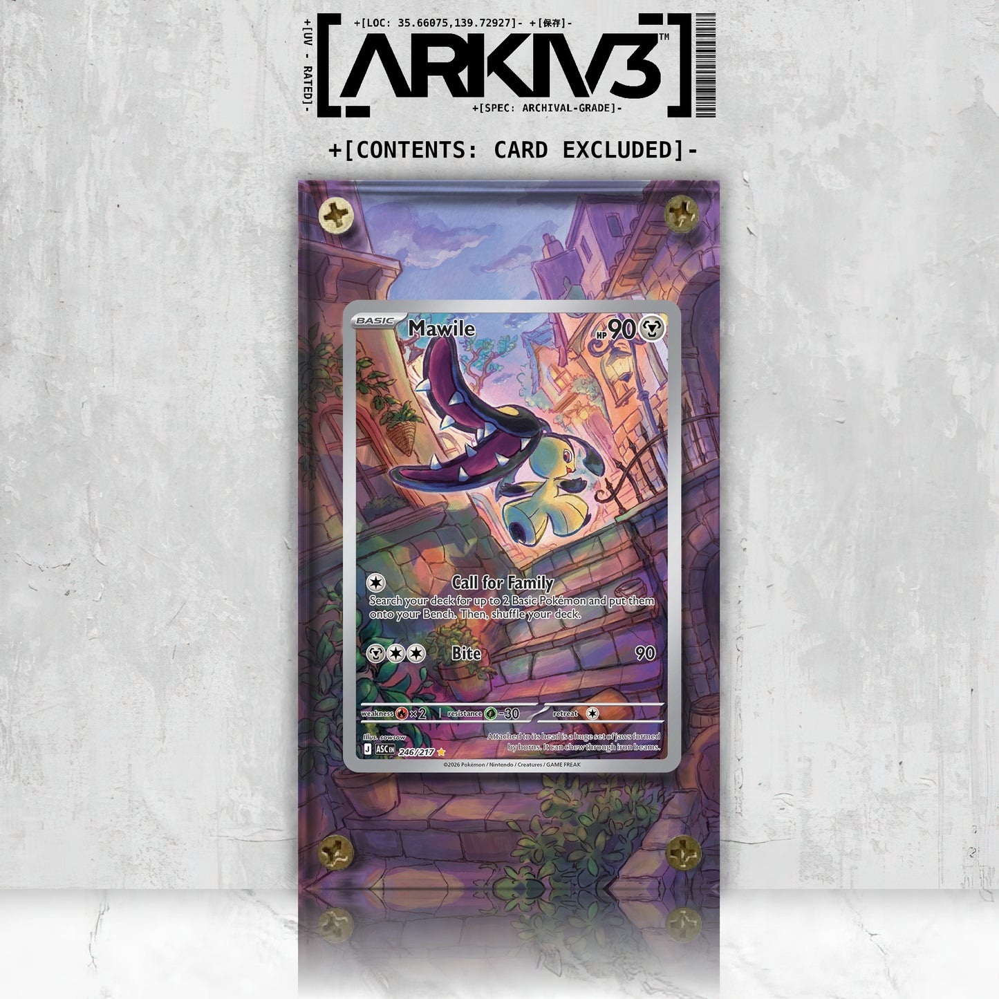 [UNIT: 246/217] // Mawile Extended Art Display Case - Raw