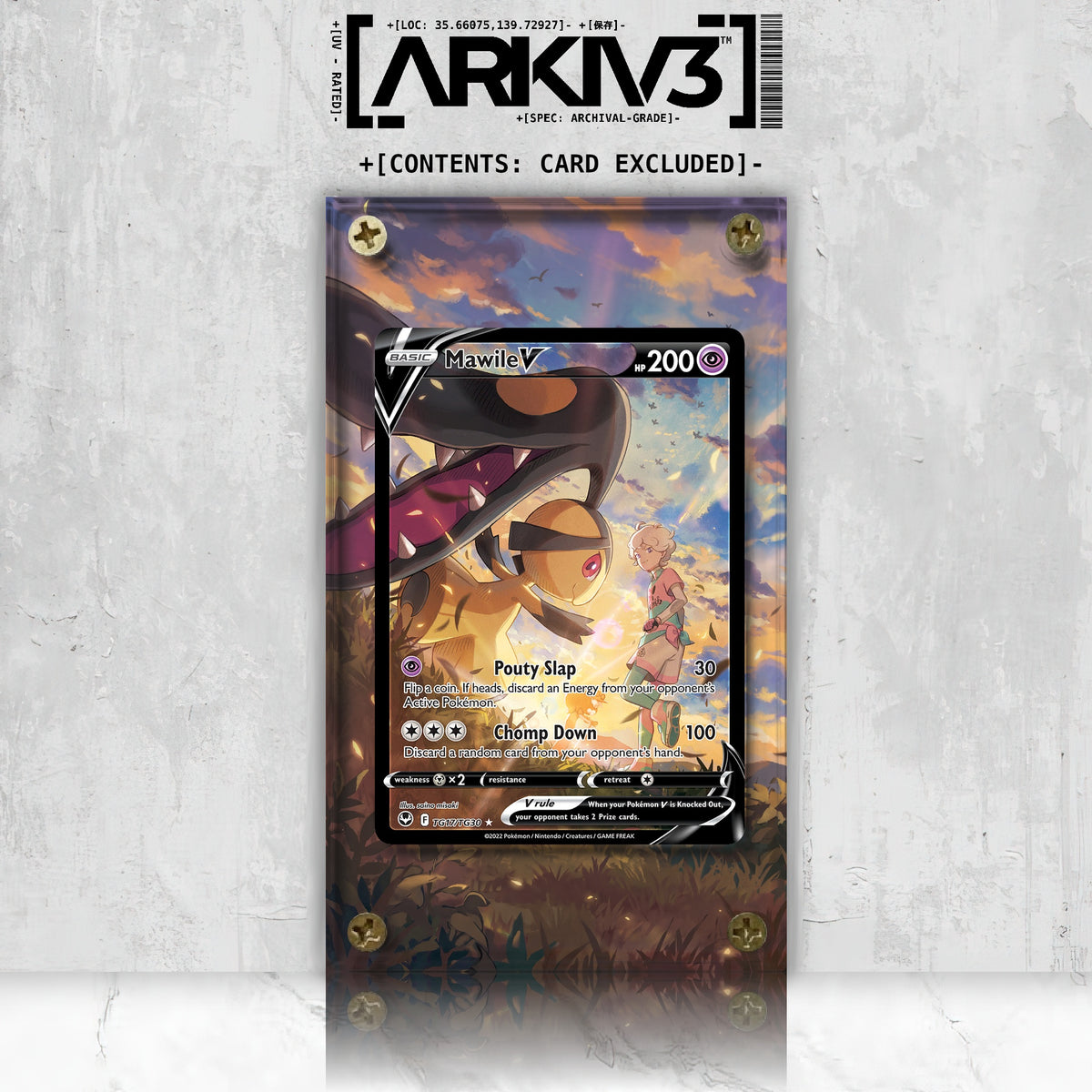 [UNIT: TG17/TG30] // Mawile V Extended Art Display Case - Raw