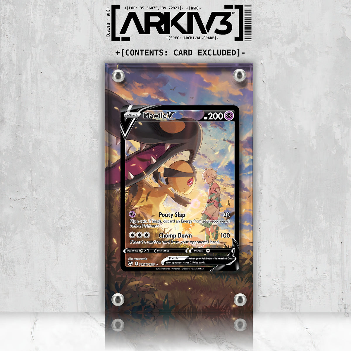 [UNIT: TG17/TG30] // Mawile V Extended Art Display Case - Raw