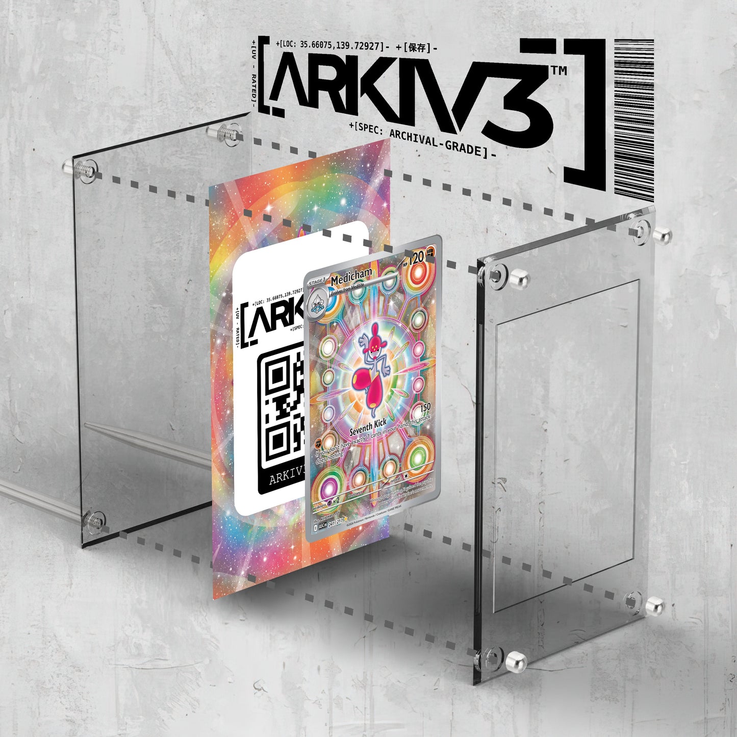 [UNIT: 241/217] // Medicham Extended Art Display Case - Raw