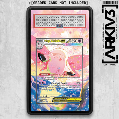 [UNIT: 119/088] // Mega Clefable ex Extended Art Display Case - Graded