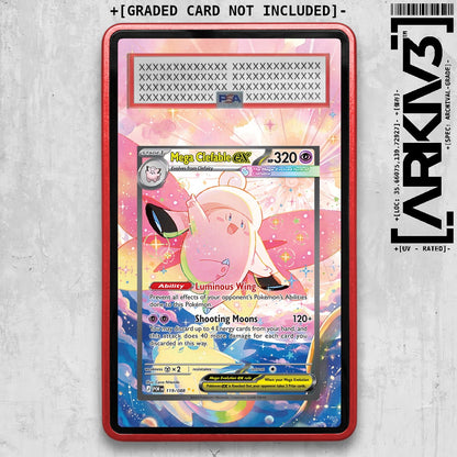 [UNIT: 119/088] // Mega Clefable ex Extended Art Display Case - Graded