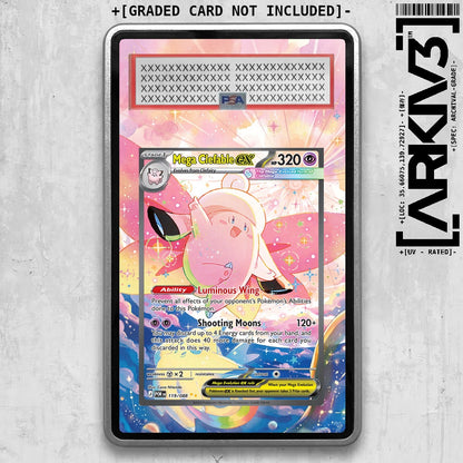 [UNIT: 119/088] // Mega Clefable ex Extended Art Display Case - Graded