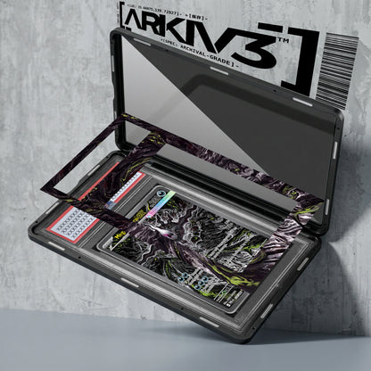 ARKIV3 PSA graded exploded mockup