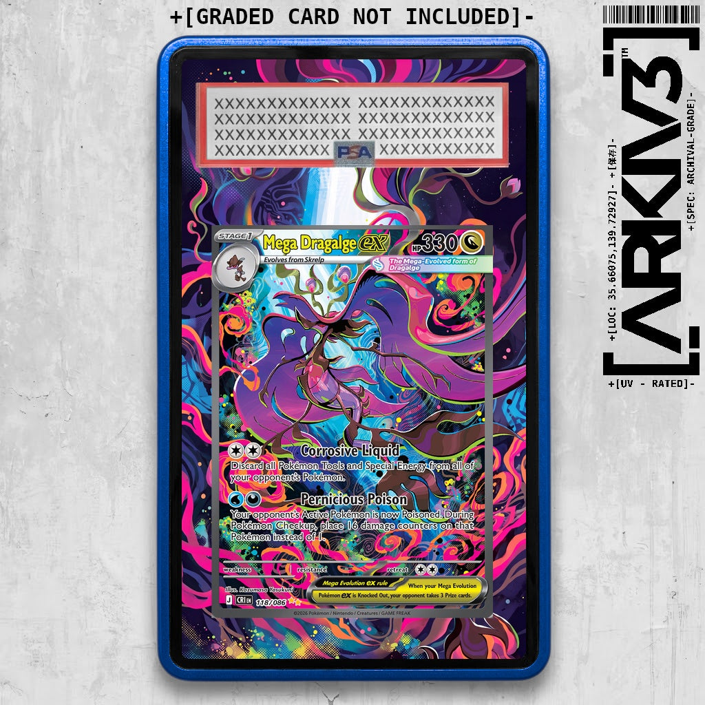 [UNIT: 118/86] // Mega Dragalge ex Extended Art Display Case - Graded