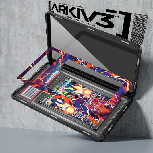 ARKIV3 PSA graded exploded mockup