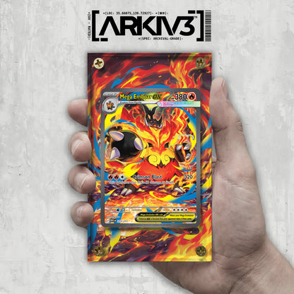 [UNIT: 273/217] // Mega Emboar ex Extended Art Display Case - Raw
