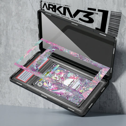 ARKIV3 PSA graded exploded mockup