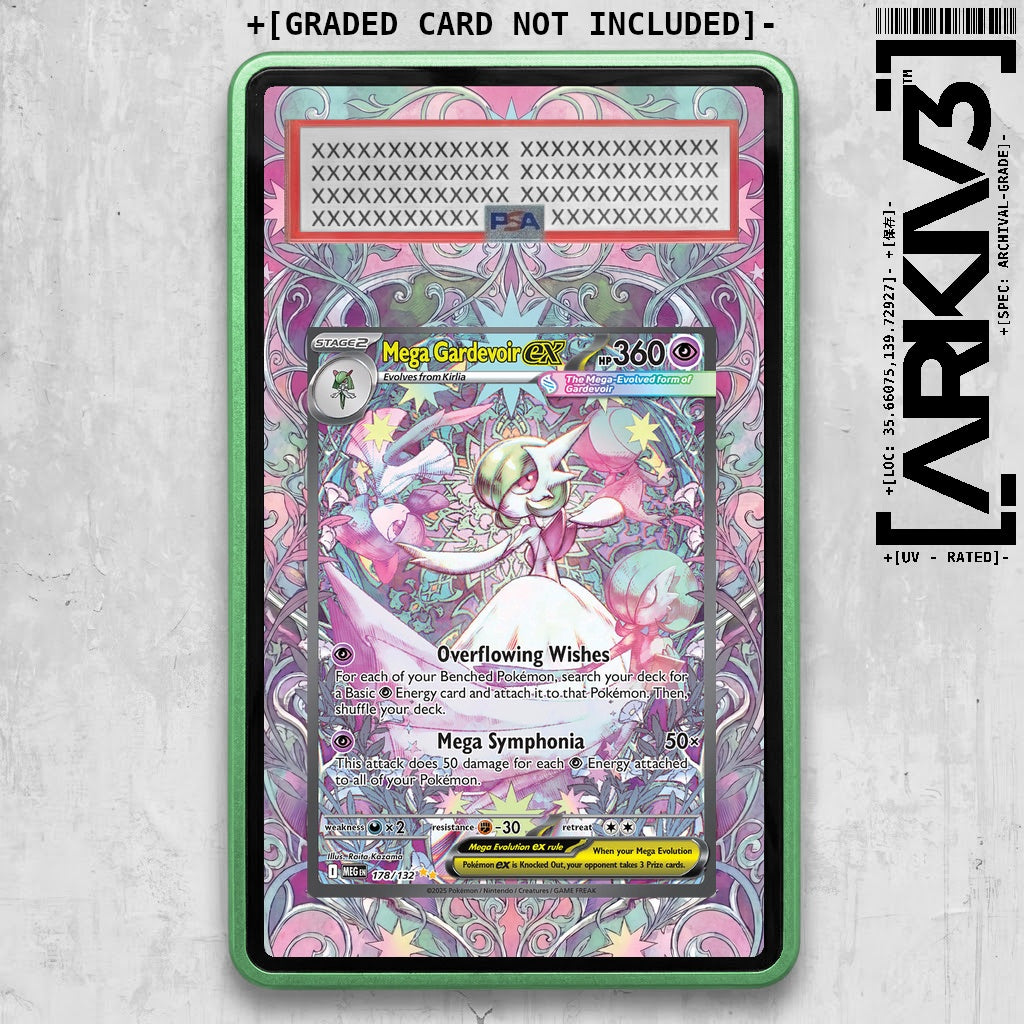 [UNIT: 178/132] // Mega Gardevoir ex Extended Art Display Case - Graded