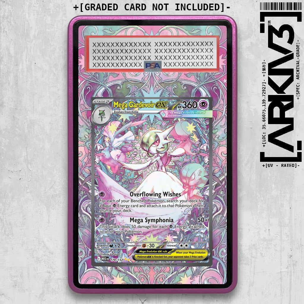 [UNIT: 178/132] // Mega Gardevoir ex Extended Art Display Case - Graded