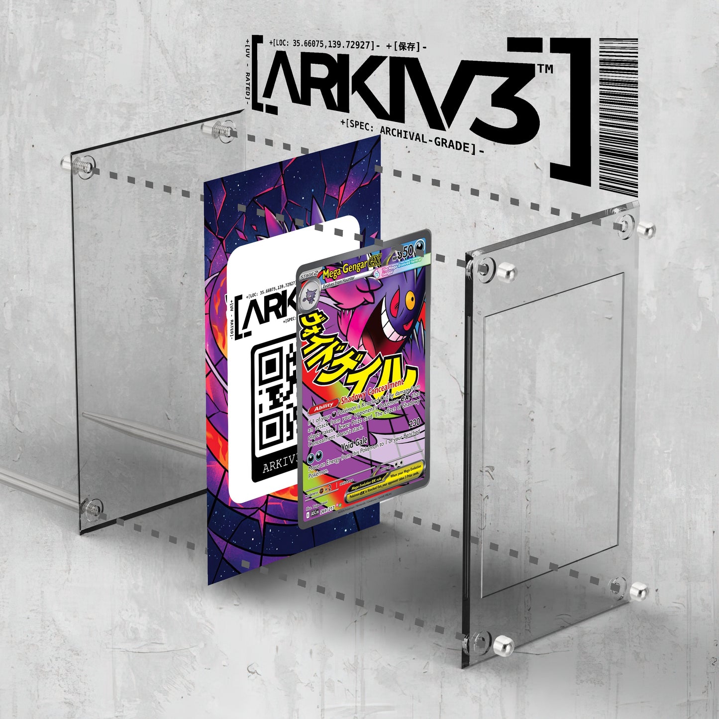 [UNIT: 269/217] // Mega Gengar ex Extended Art Display Case - Raw