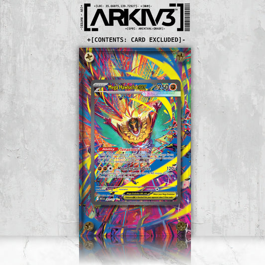 [UNIT: 283/217] // Mega Hawlucha ex Extended Art Display Case - Raw