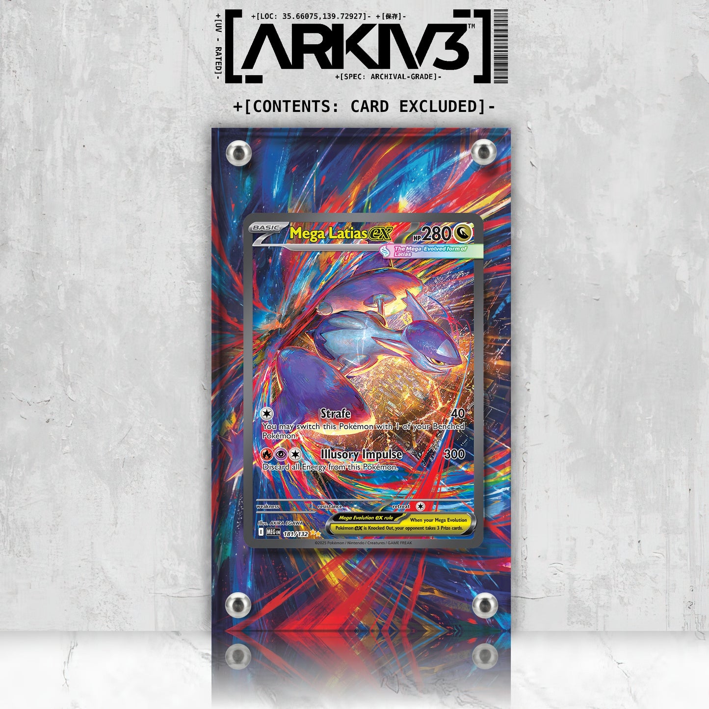 [UNIT: 181/132] // Mega Latias ex Extended Art Display Case - Raw
