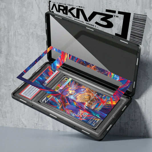 ARKIV3 PSA graded exploded mockup