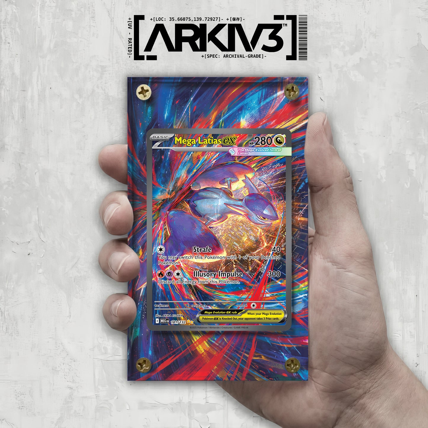 [UNIT: 181/132] // Mega Latias ex Extended Art Display Case - Raw