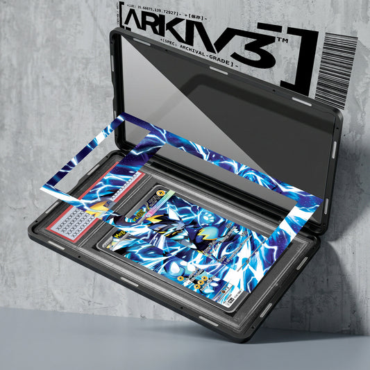 ARKIV3 PSA graded exploded mockup