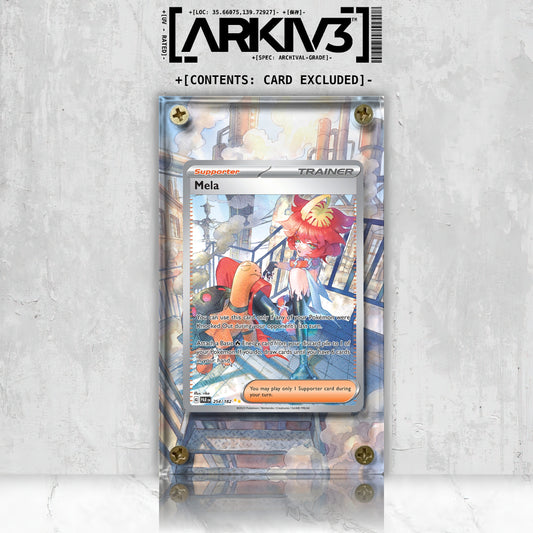 [UNIT: 254/182] // Mela Extended Art Display Case - Raw