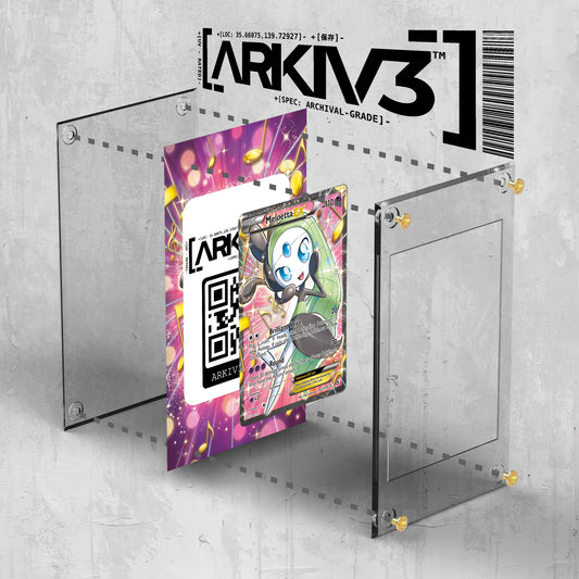 [UNIT: RC25/RC25] // Meloetta-EX Extended Art Display Case - Raw