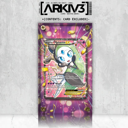 [UNIT: RC25/RC25] // Meloetta-EX Extended Art Display Case - Raw