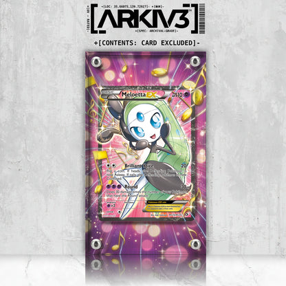 [UNIT: RC25/RC25] // Meloetta-EX Extended Art Display Case - Raw