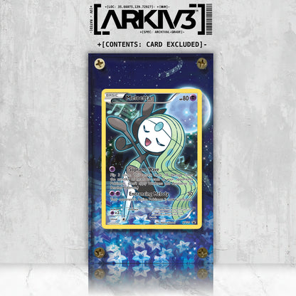 [UNIT: XY120/211] // Meloetta Extended Art Display Case - Raw