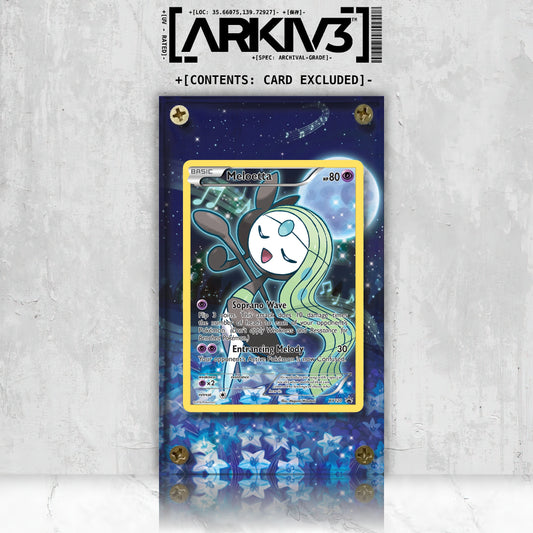 [UNIT: XY120] // Meloetta Extended Art Display Case - Raw