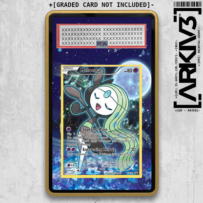 [UNIT: XY120/211] // Meloetta Extended Art Display Case - Graded