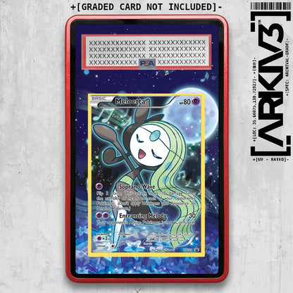 [UNIT: XY120/211] // Meloetta Extended Art Display Case - Graded