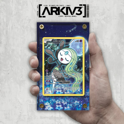 [UNIT: XY120/211] // Meloetta Extended Art Display Case - Raw