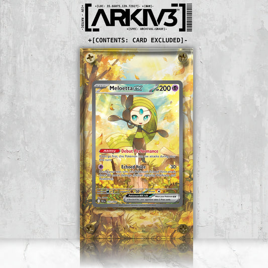 [UNIT: 167/86] // Meloetta ex Extended Art Display Case - Raw