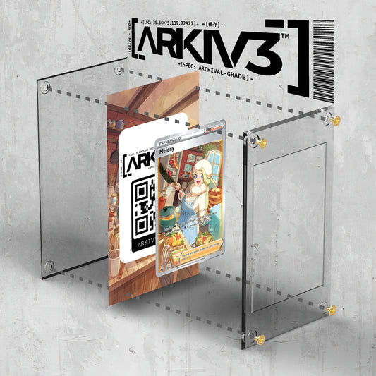 [UNIT: GG64/70] // Melony Extended Art Display Case - Raw